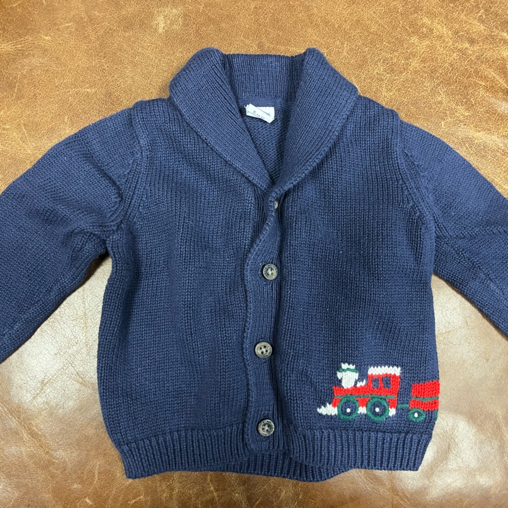 Janie and jack holiday train sweater